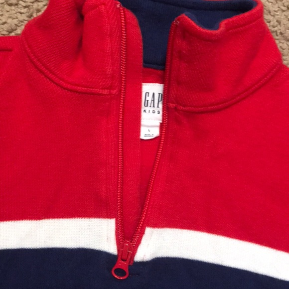 GAP Kids quarter zip up pullover sweater - Picture 2 of 5